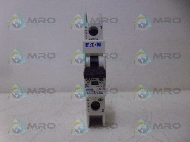 EATON FAZ-C5/1-NA-SP CIRCUIT BREAKER 5A 1P *NEW IN BOX*