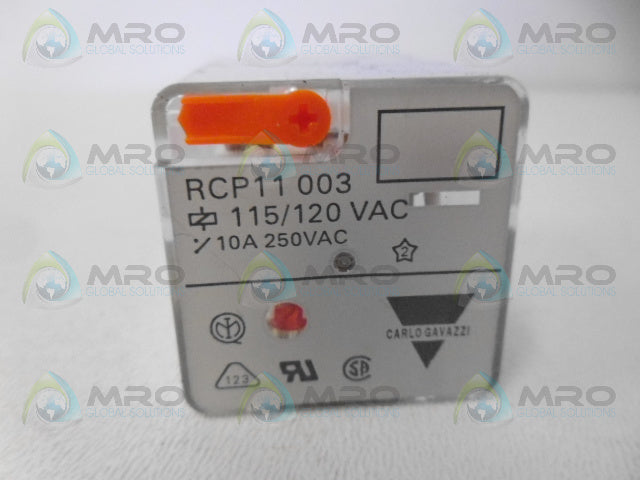 CARLO GAVAZZI RCP11003 RELAY 115/120 VAC *NEW NO BOX*