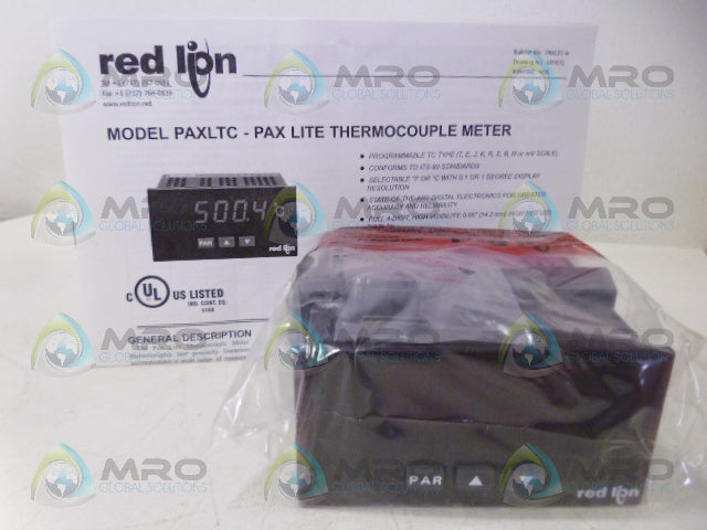 RED LION CONTROLS PAXLTC00 THERMOCOUPLE METER *NEW IN BOX*