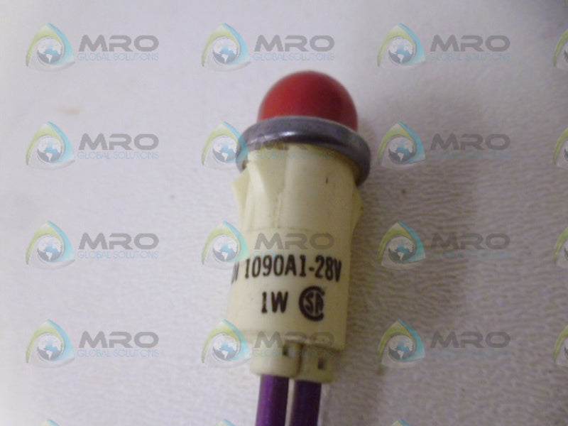 CHICAGO MINIATURE 1090A1-28V INDICATOR LIGHT 28V *NEW NO BOX*