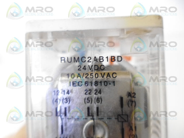 SCHNEIDER ELECTRIC RUMC2AB1BD RELAY *USED*