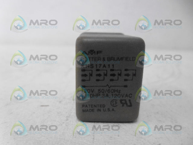 POTTER & BRUMFIELD KHS17A11-120V RELAY *NEW IN BOX*