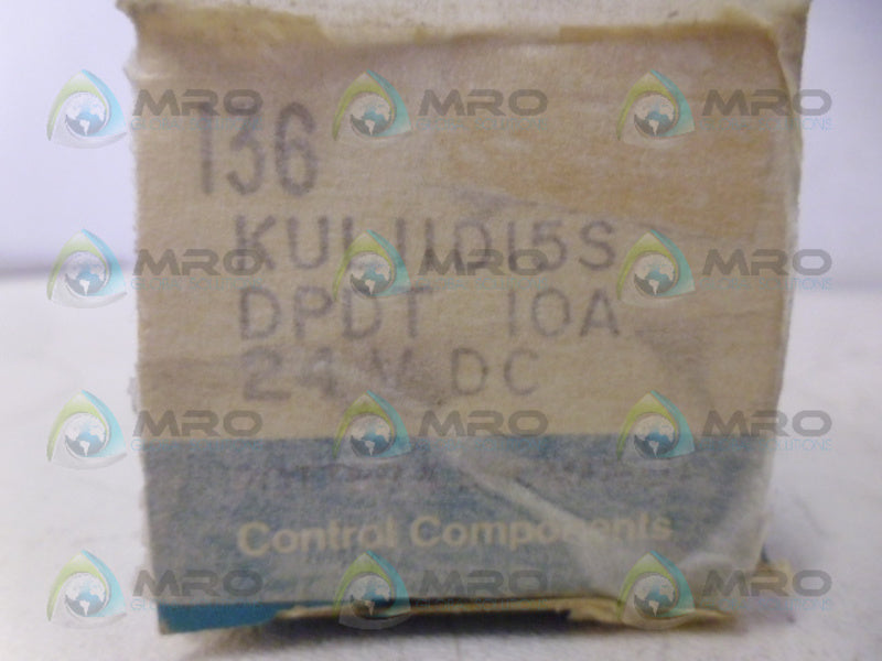 POTTER & BRUMFIELD KUL11D15S RELAY 24VDC  *NEW IN BOX*
