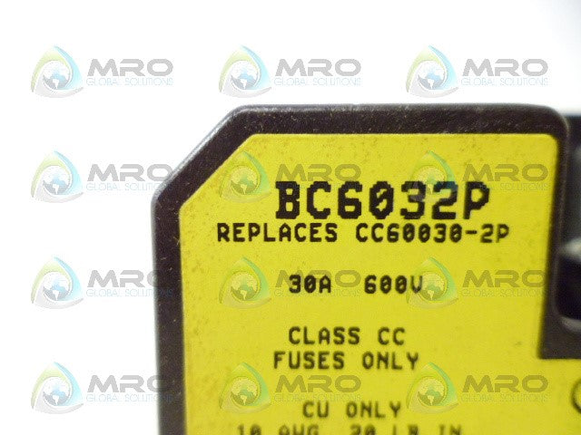 BUSS BC6032P FUSE HOLDER *NEW NO BOX*