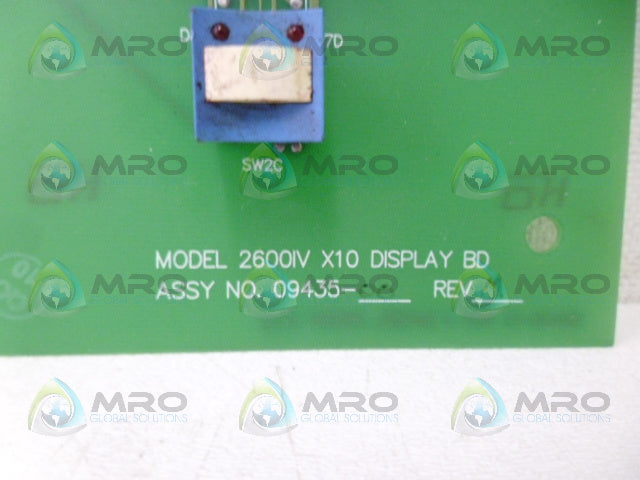 EUBANKS 4600 DISPLAY BOARD *NEW NO BOX*