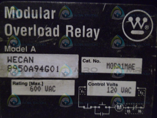 WESTINGHOUSE MORA1MAE OVERLOAD RELAY *NEW NO BOX*
