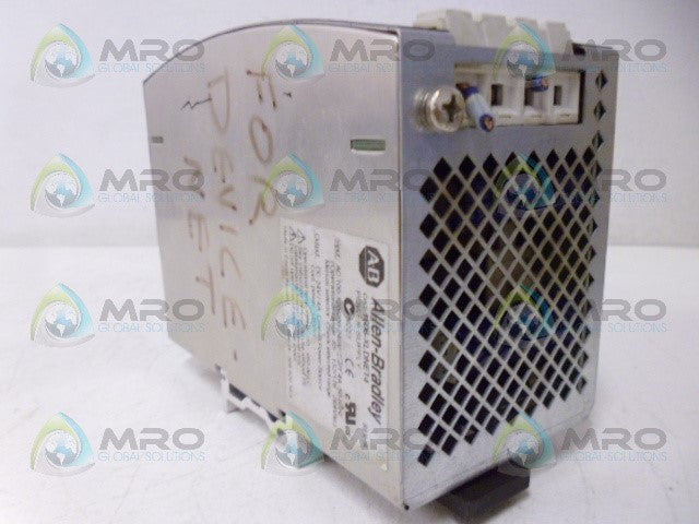 ALLEN BRADLEY 1606-XLDNET4 SER. A POWER SUPPLY *USED*