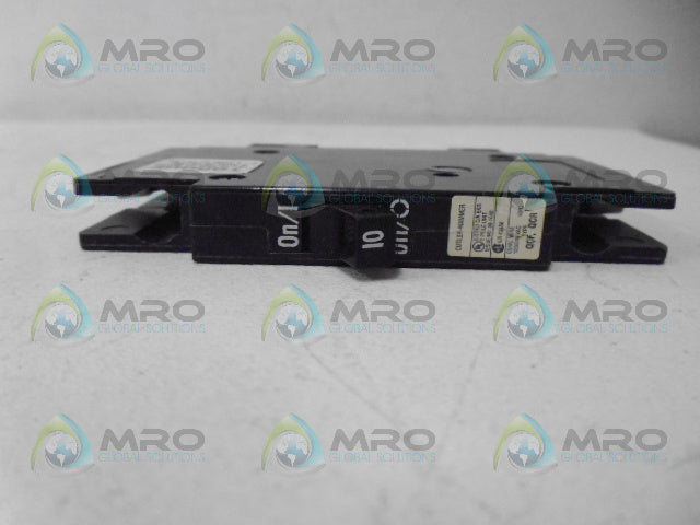 CUTLER HAMMER QCR1010 CIRCUIT BREAKER 10A *USED*