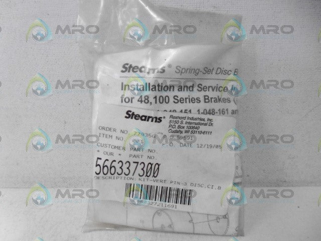 STEARNS 5-66-3373-00 COIL KIT *NEW IN FACTORY BAG*