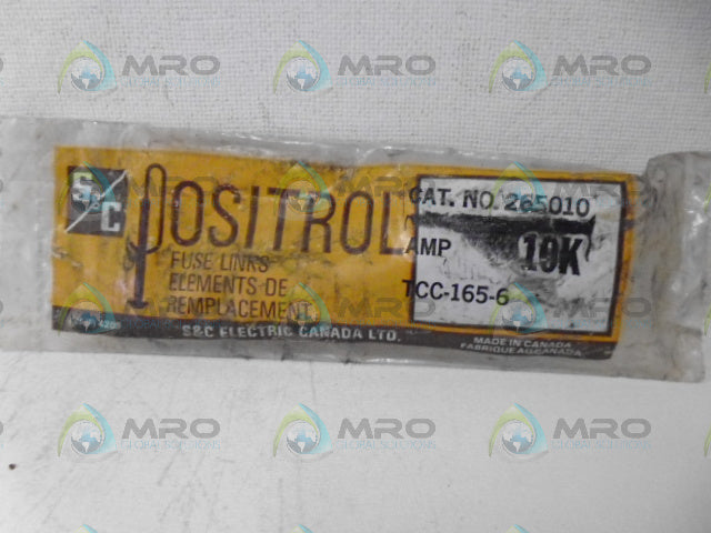 S&C 265010 FUSE LINK *NEW IN FACTORY BAG*