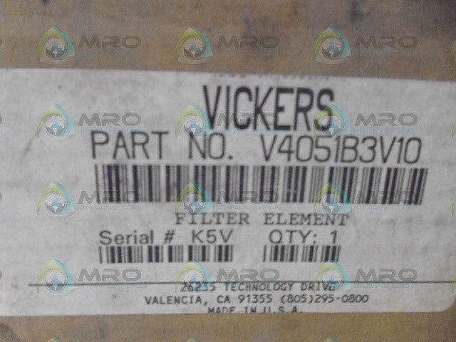 VICKERS V4051B3V10 FILTER *NEW IN BOX*