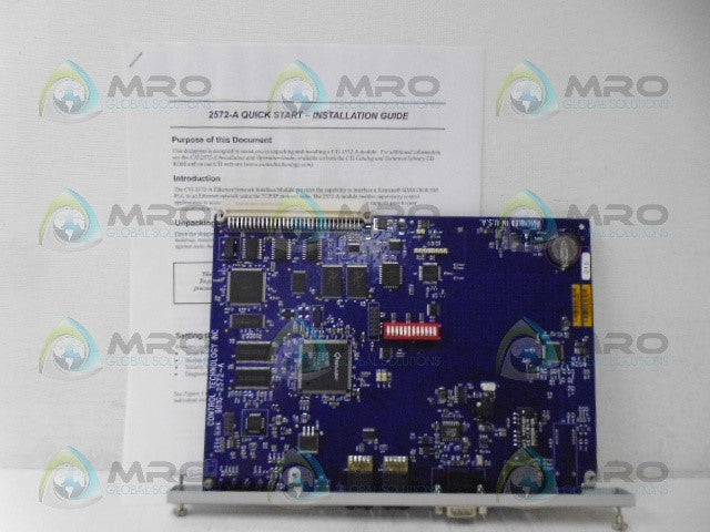 CTI 2572-A ETHERNET TCP/IP MODULE *NEW IN BOX*