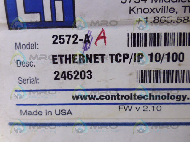 CTI 2572-A ETHERNET TCP/IP MODULE *NEW IN BOX*