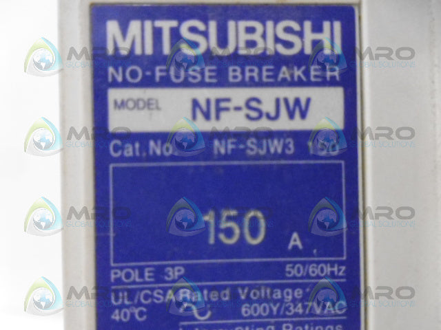 MITSUBISHI NF-SJW CIRCUIT BREAKER *NEW NO BOX*