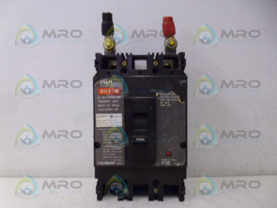 FUJI BU-FHB2100 CIRCUIT BREAKER 2P 100A *USED*