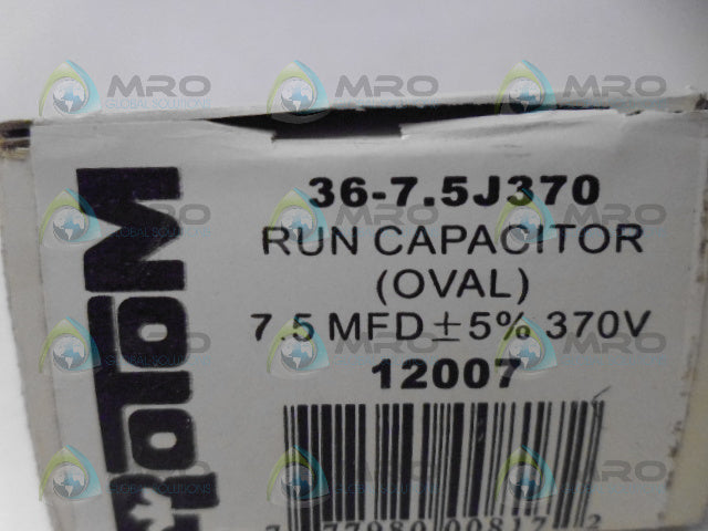 ROTOM 36-7.5J370 CAPACITOR *NEW IN BOX*
