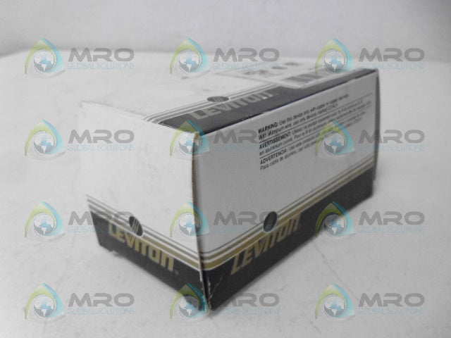 LEVITON 2511 LOCKING PLUG *NEW IN BOX*