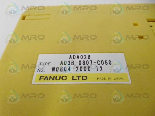 FANUC A03B-0807-C060 I/O MODULE *USED*