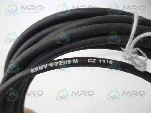 LUMBERG RKMV4-225/5M 4-PIN FEMALE CABLE *NEW NO BOX*