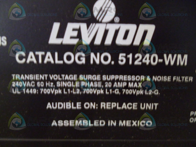 LEVITON 51240-WM SURGE SUPPRESSOR *NEW IN BOX*