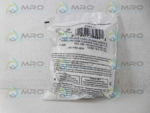 LEVITON 5369-C CONNECTOR *NEW IN FACTORY BAG*