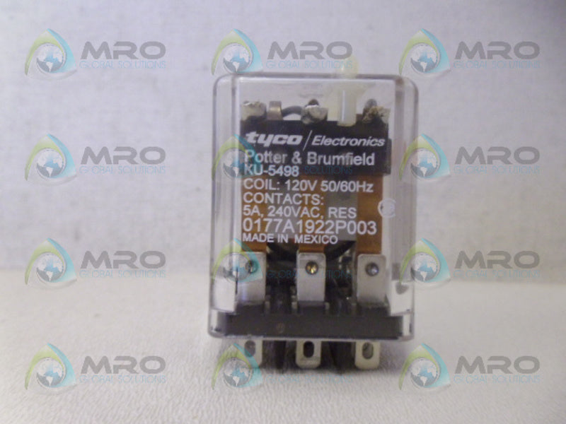 POTTER & BRUMFIELD KU-5498 RELAY *NEW NO BOX*