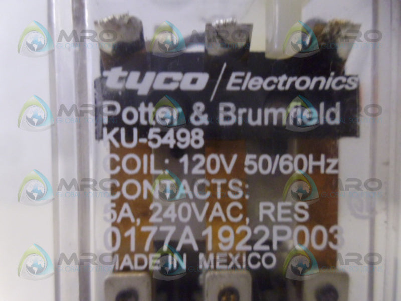 POTTER & BRUMFIELD KU-5498 RELAY *NEW NO BOX*