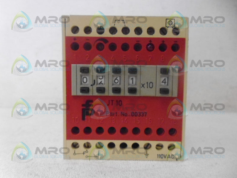 PEPPERL+FUCHS JT10 00337 PULSE DIVDER *NEW NO BOX*