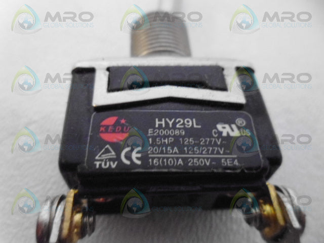 KEDU HY29L TOGGLE SWITCH *USED*