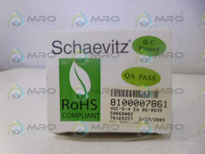 SCHAEVITZ 02560390-000  VARIABLE DIFFERENTRIAL TRANSDUCER SENSOR *NEW IN BOX*