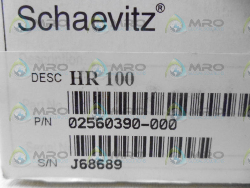 SCHAEVITZ 02560390-000  VARIABLE DIFFERENTRIAL TRANSDUCER SENSOR *NEW IN BOX*