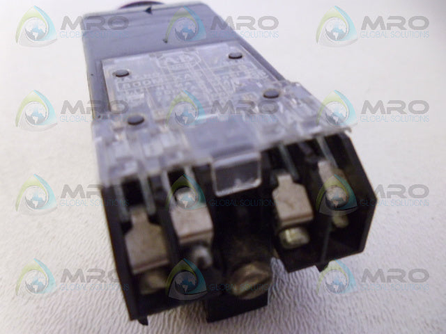 ALLEN BRADLEY 800MR-FXP16XS SER. D PUSHBUTTON SWITCH *USED*