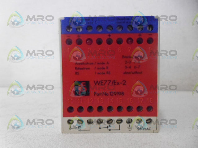 PEPPERL+FUCHS WE77/EX-2 129198 230VAC *NEW IN BOX*