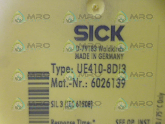 SICK UE410-8DI3 INPUT EXPANSION MODULE *USED*