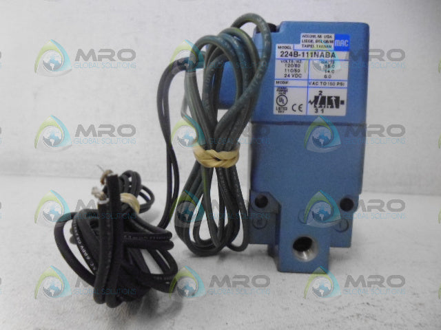MAC 224B-111NABA SOLENOID VALVE *NEW IN BOX*