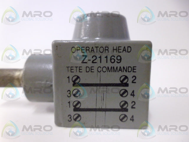 ALLEN BRADLEY Z-21169 OPERATOR HEAD *USED*