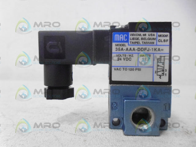 MAC 35A-AAA-DDFJ-1KA SOLENOID VALVE *NEW IN BOX*