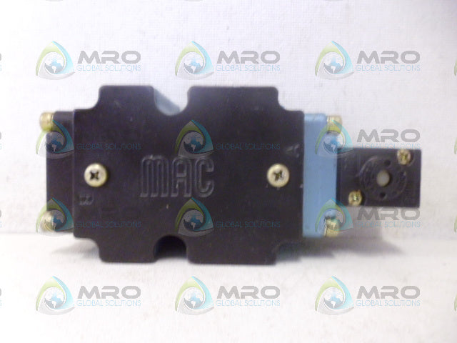 MAC 6511B-411-PM-111DA PNEUMATIC VALVE *USED*