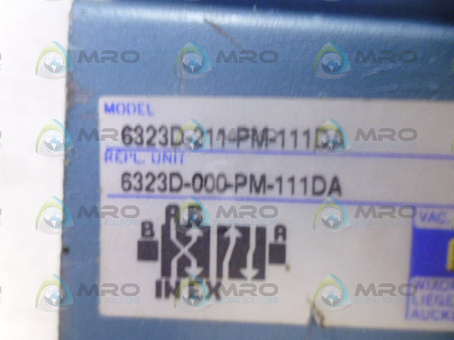 MAC 6323D-211-PM-111DA SOLENOID VALVE *USED*