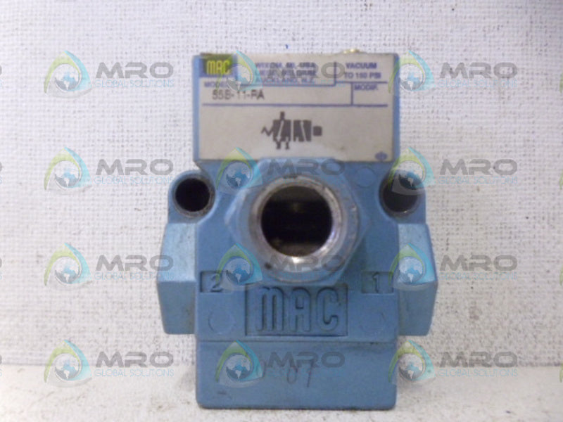 MAC 55B-11-RA VALVE *USED*