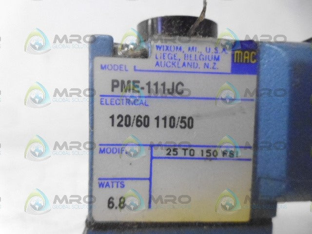 MAC PME-111JC SOLENOID VALVE *NEW NO BOX*
