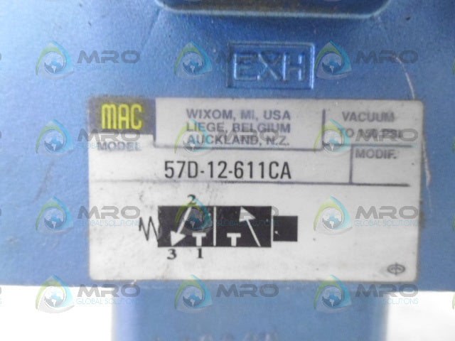 MAC 57D-12-611CA VALVE *NEW NO BOX*