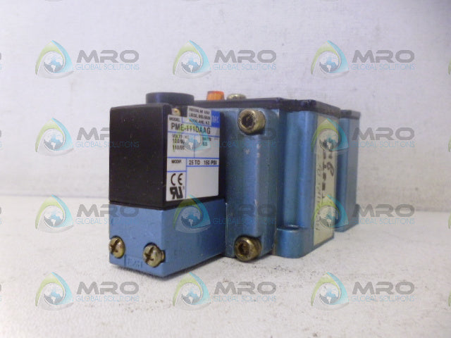 MAC 6513B-000-PM-111DA SOLENOID VALVE *USED*