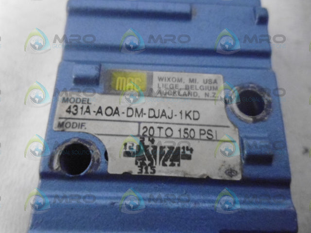 MAC 431A-AOA-DM-DJAJ-1KD SOLENOID VALVE *REMANUFACTURED*