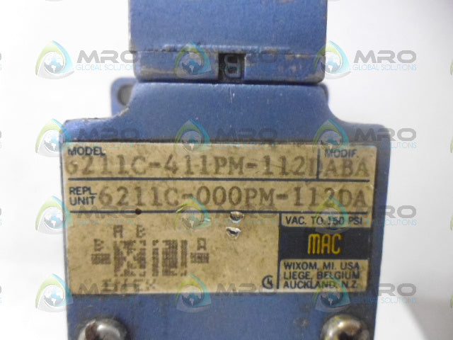 MAC 6211C-000PM-112DA VALVE *REMANUFACTURED*