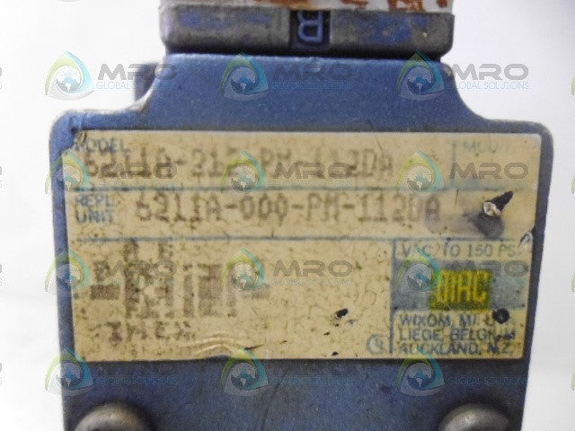 MAC 6211A-212-PM-112DA VALVE *REMANUFACTURED*