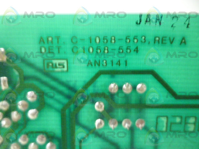 RIS C-1058-553 CIRCUIT BOARD *USED*