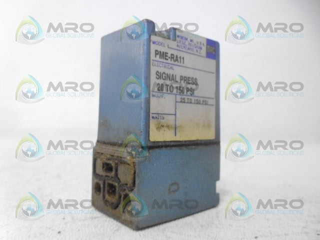 MAC PME-RA11 PRESSURE VALVE *USED*