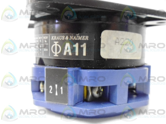 KRAUS & NAIMER A11A220 ROTARY SWITCH *NEW NO BOX*