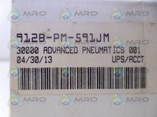 MAC 912B-PM-591JM AIR VALVE *NEW IN BOX*